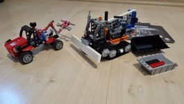 Lego Technic 43032 Pistenfahrzeug und 8065 Abschlepfahrzeug
