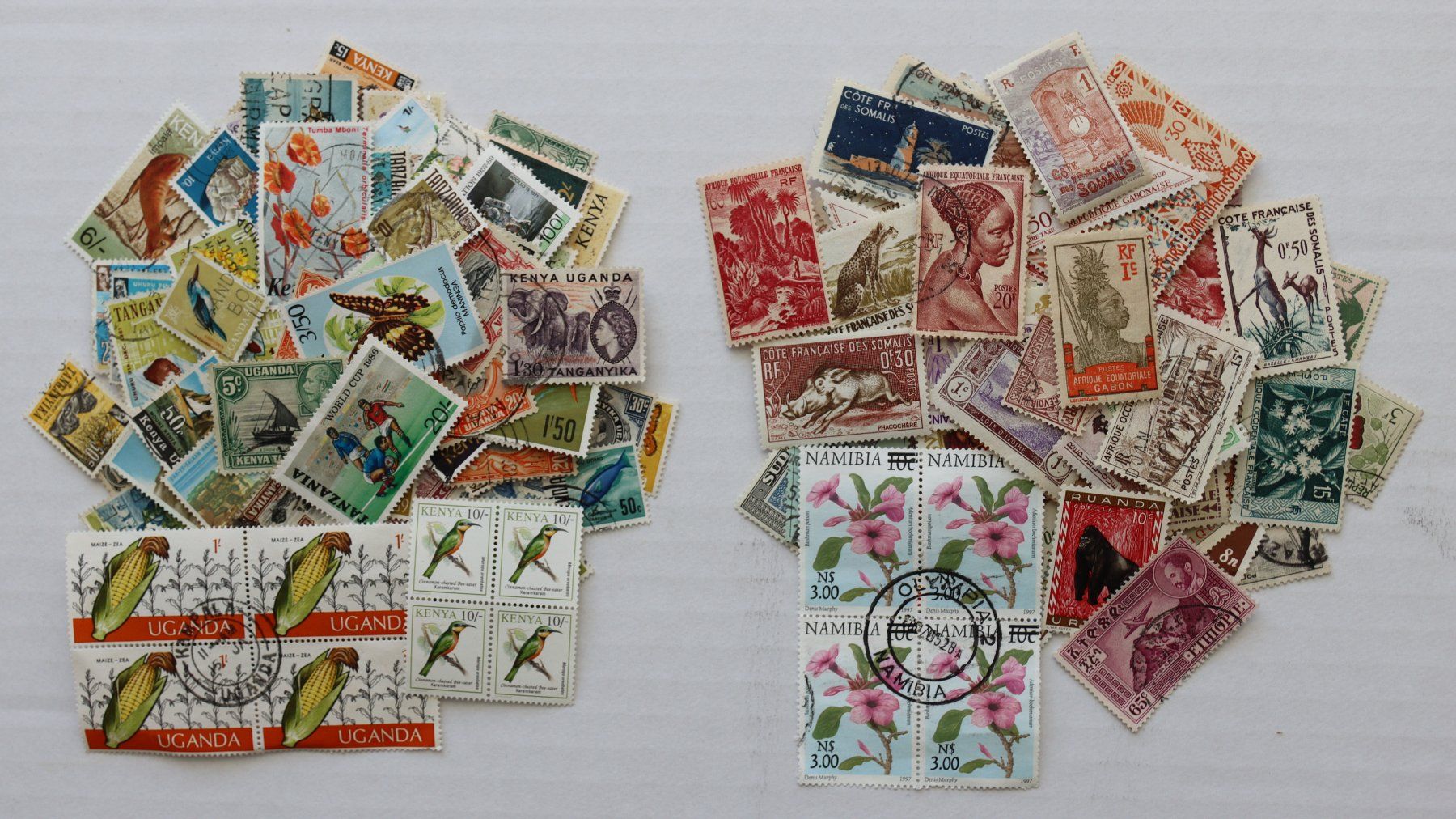 Tous les timbres: Briefmarken Afrika (2) – D'occasion à Oberentfelden par lakipul 3