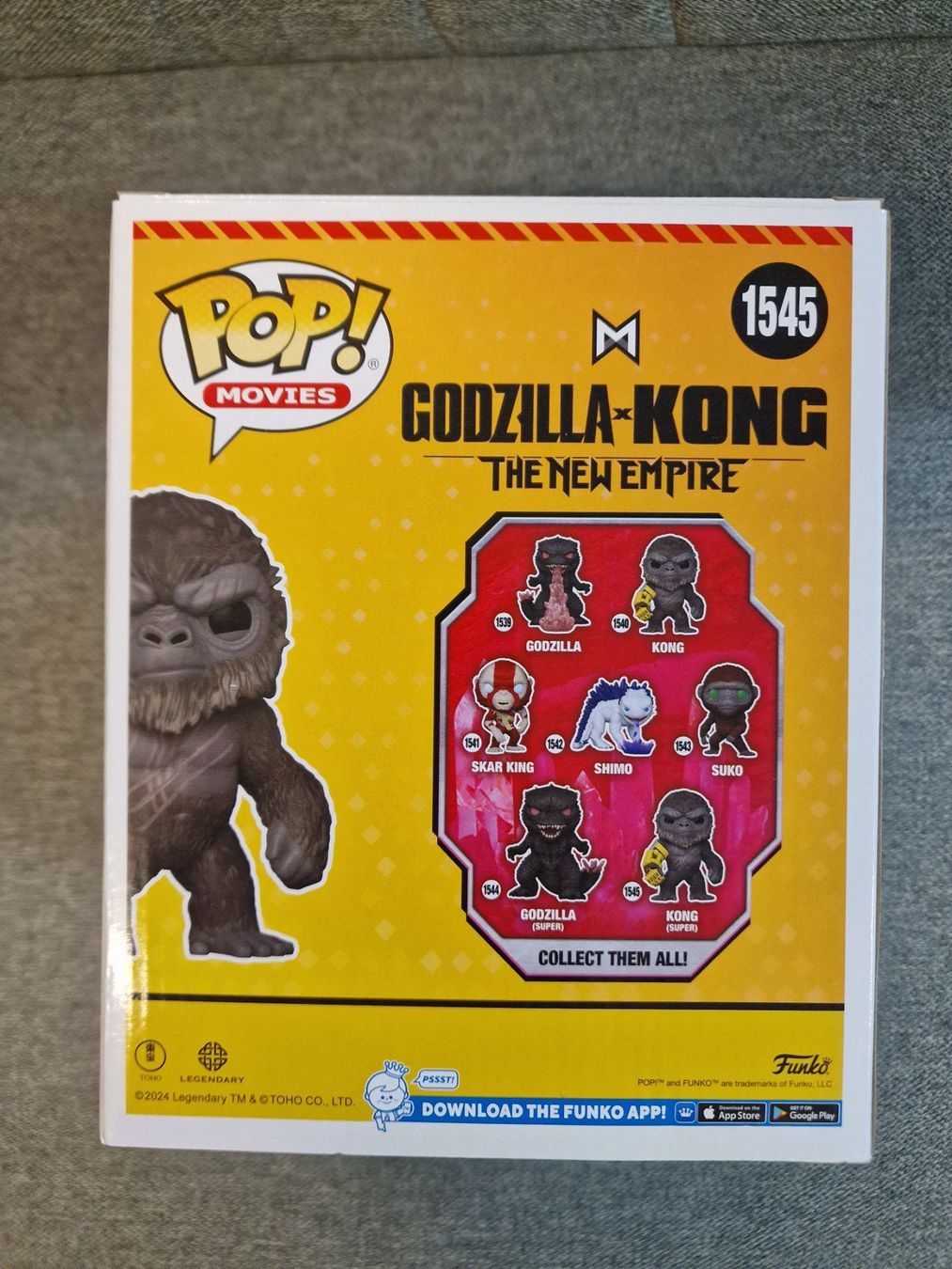 Funko Statuette: Funko Pop Kong Godzilla vs. Kong 1545 – Nuovo e nell'imballaggio originale da St. Erhard venduto da hubi36 1