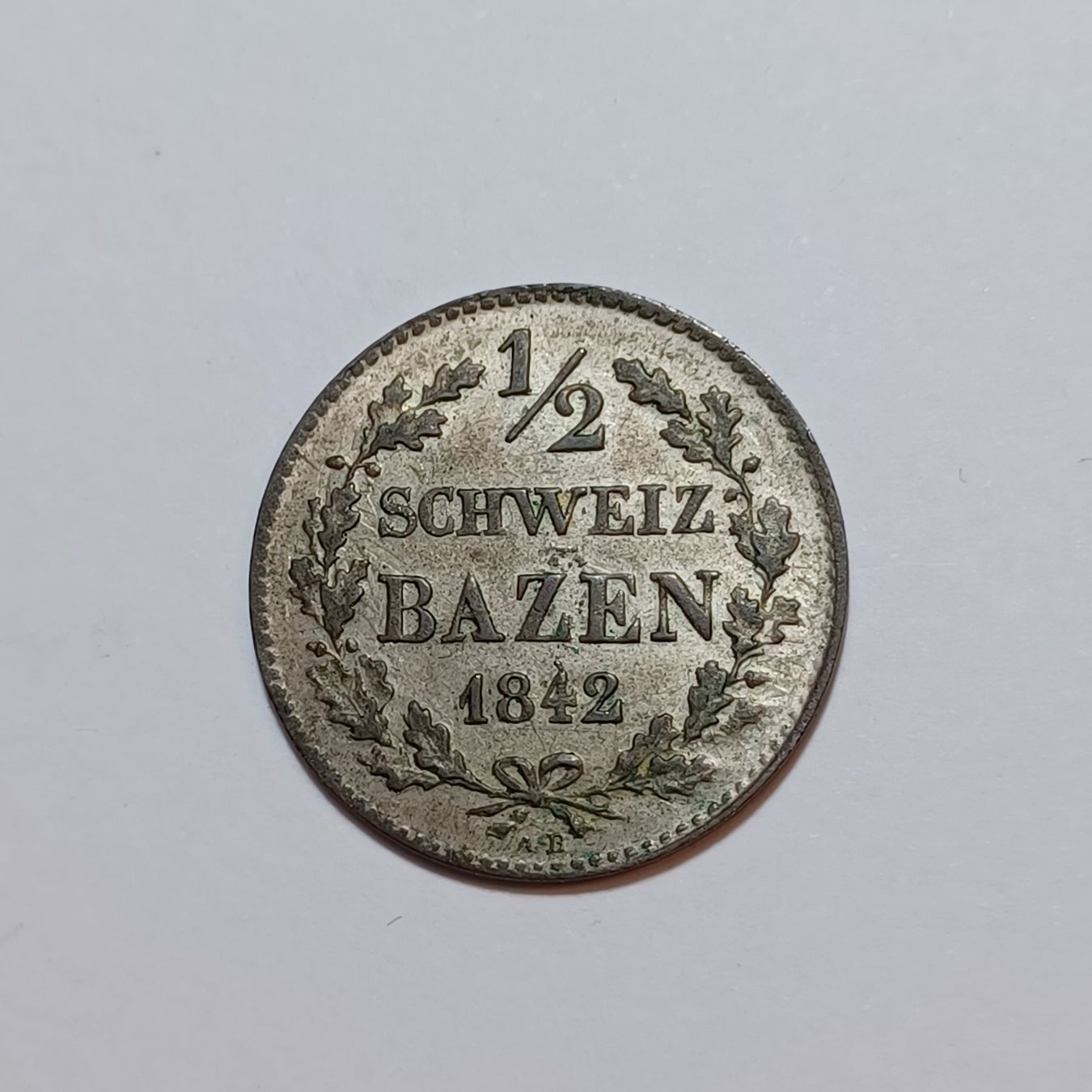 Alle Münzen: 1/2 Batzen 1842 Graubünden – Gebraucht aus Pfäffikon ZH von Schweizer_Muenzen