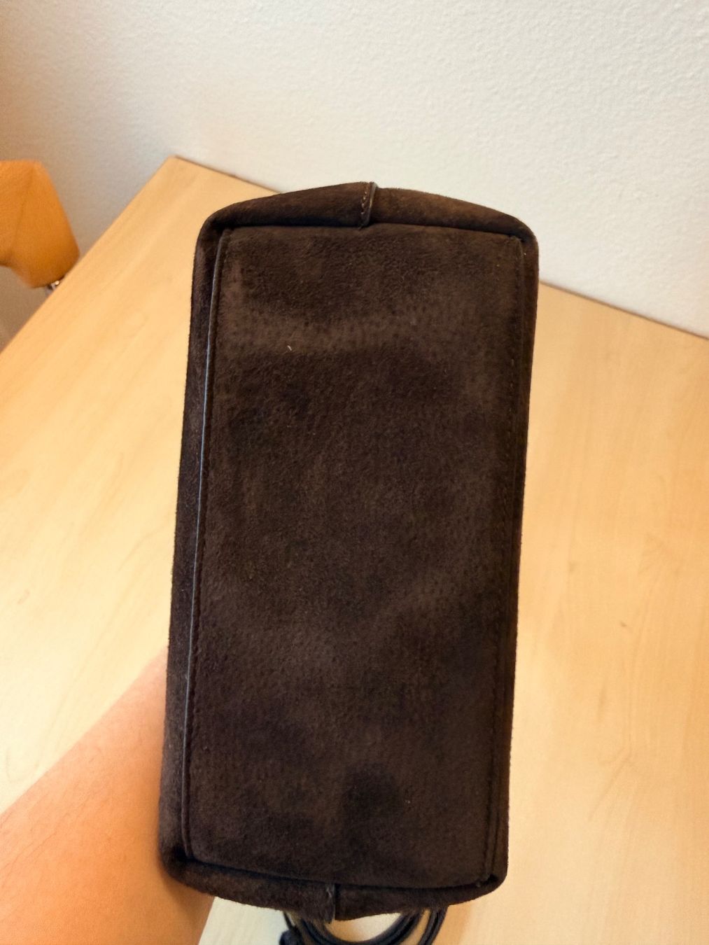 Zara Borse da donna: Zara Leder Mini Shopper Dunkelbraun – Usato da Bern venduto da monalicious_ 7