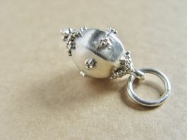 Anhänger aus antikem Sri Lanka Silber