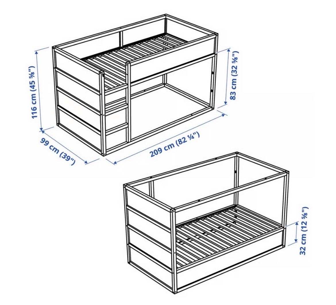 Ikea Letti: Kura Bett  Ikea 90x200cm – Usato da Otelfingen venduto da luc_r2qc 1