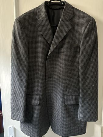 Herren Sakko Strellson 90% Schurwolle grau Gr 46