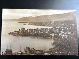 1 carte postale Montreux1923 selon photo