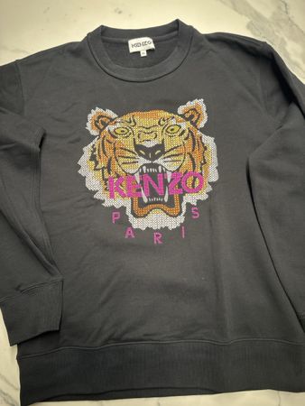 Kenzo Pullover mit Tiger-Motiv schwarz Grösse M