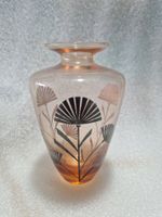 Art Déco Vase Glas mit  800 Silber Overlay