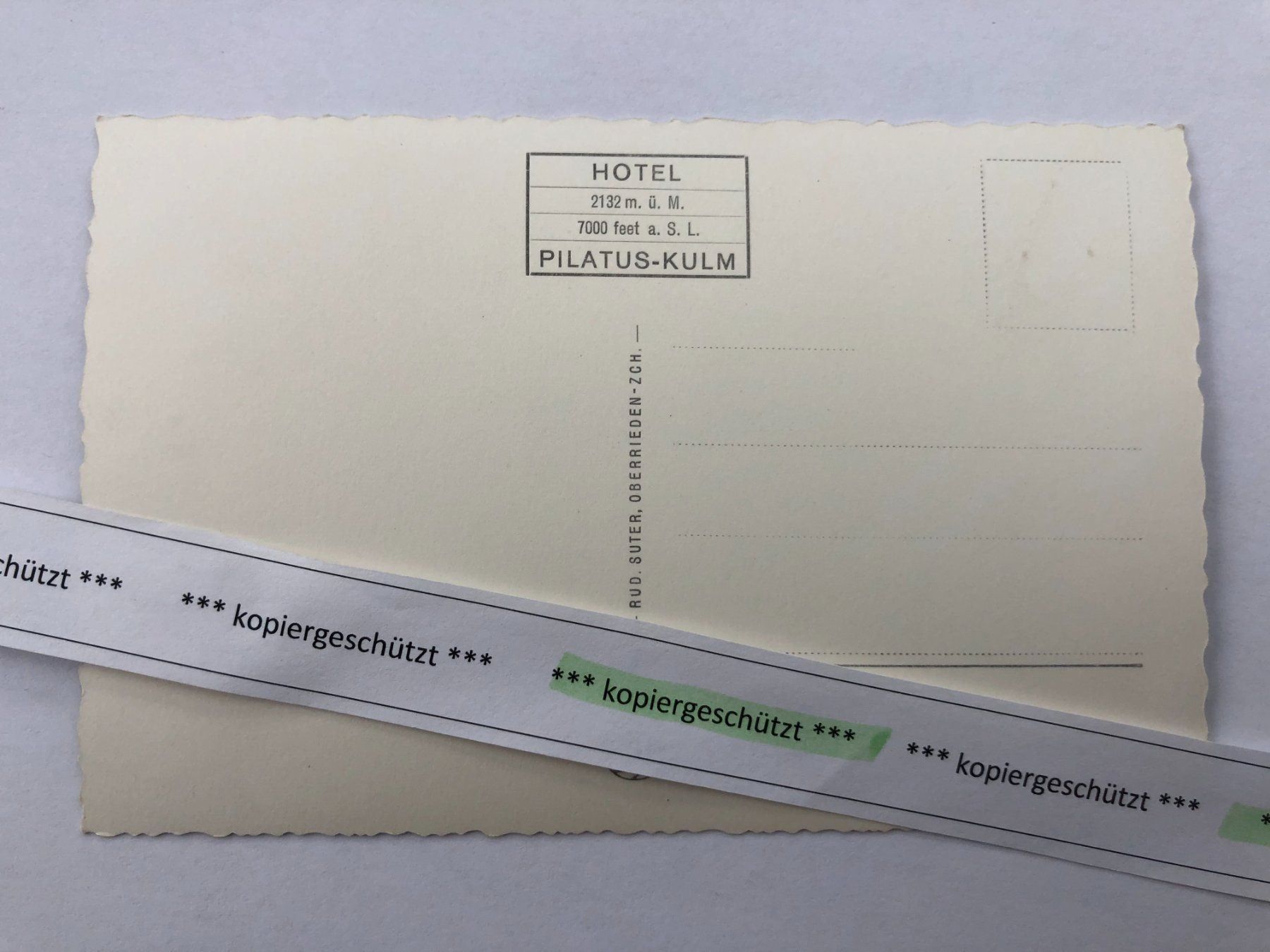 Cartes postales: Pilatus Kulm Hotel, alt AK – Neuf (Voir description) à Hefenhofen par Bierinder 1