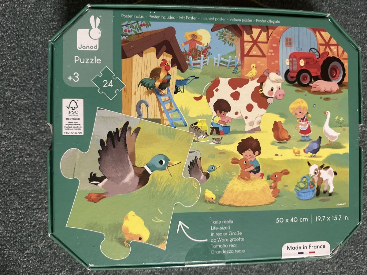 Puzzles:  Puzzle Bauernhof Set  – Neu (gemäss Beschreibung) aus Baltschieder von YmroBe 1