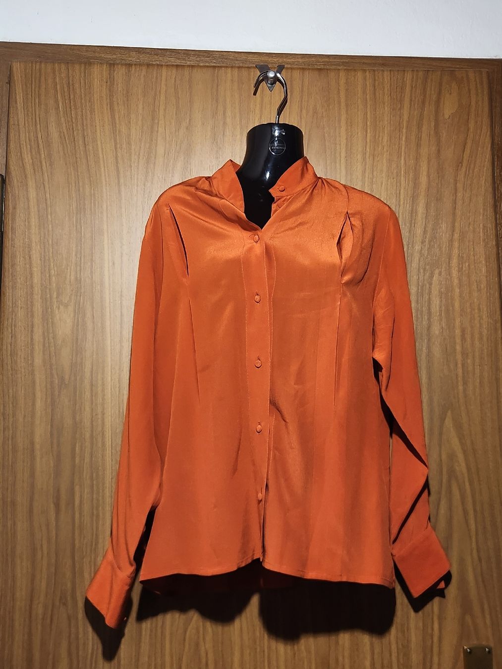 Blusen: Chemisier COCON orange taille 40 100% soie  – Gebraucht aus Niedergösgen von Eva2410 6