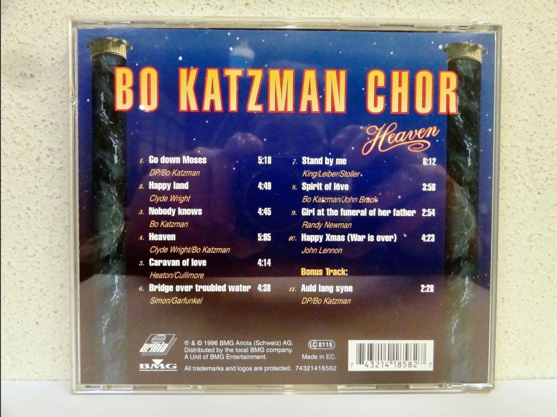 CD: CD BO KATZMAN CHOR / HEAVEN – Usato da Kerzers venduto da djstarsky73 1