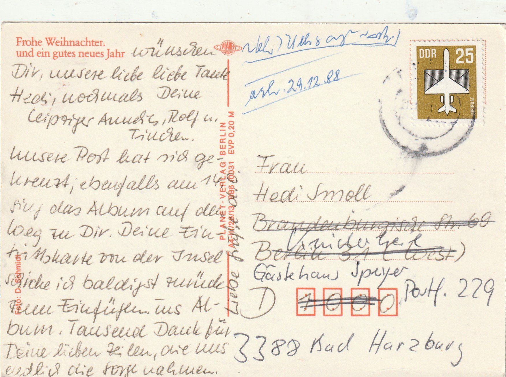 Cartoline postali: Blumenkarte – Usato da Lumbrein venduto da made02 1