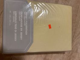 Jersey Fixleintuch gelb  90-100 / 200 - NEU