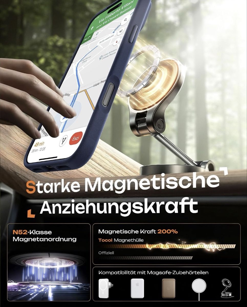 Apple Cover & Protezioni schermo: iPhone 16 Pro Max Hülle mit MagSafe in blau – Nuovo e nell'imballaggio originale da Veltheim AG venduto da EVENT-LLS 2
