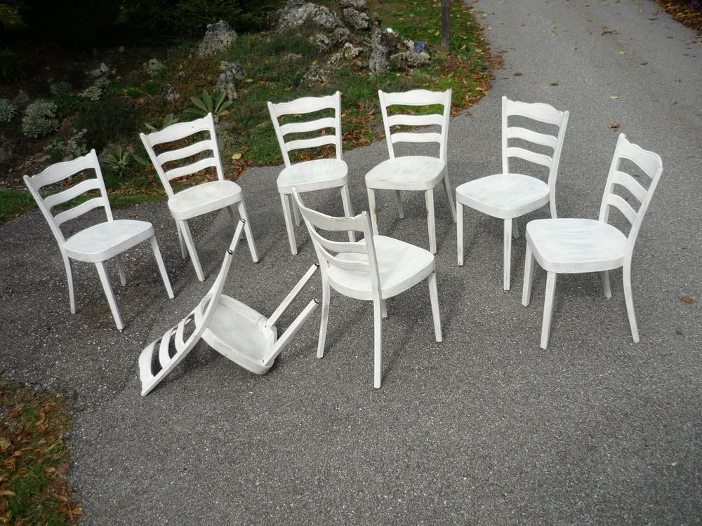 8 Stühle Holzstühle Beizenstühle Gastrostühle Horgenglarus 1