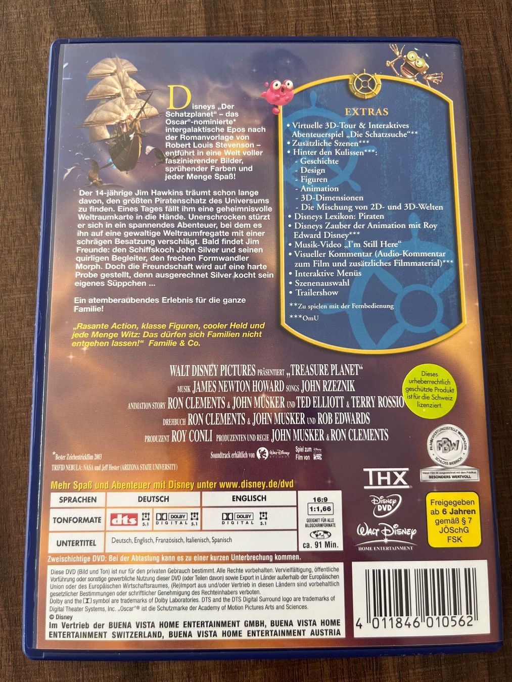 Tutti i DVDs: Disney DVD: Der Schatzplanet (2003) – Nuovo (secondo la descrizione) da Sierre venduto da black.box 1