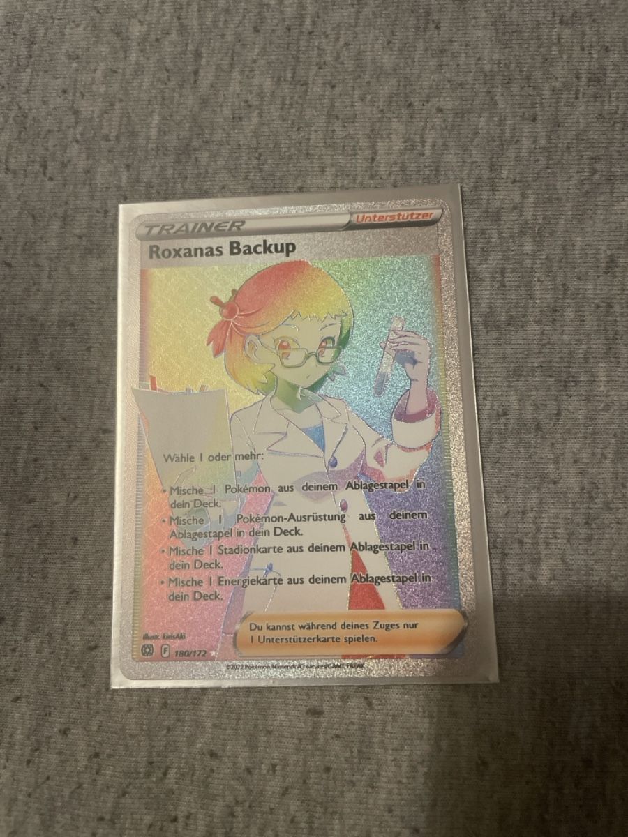 Pokémon Carte collezionabili: Roxanas Backup Strahlende Sterne – Nuovo (secondo la descrizione) da Flawil venduto da Duft-Alchemist