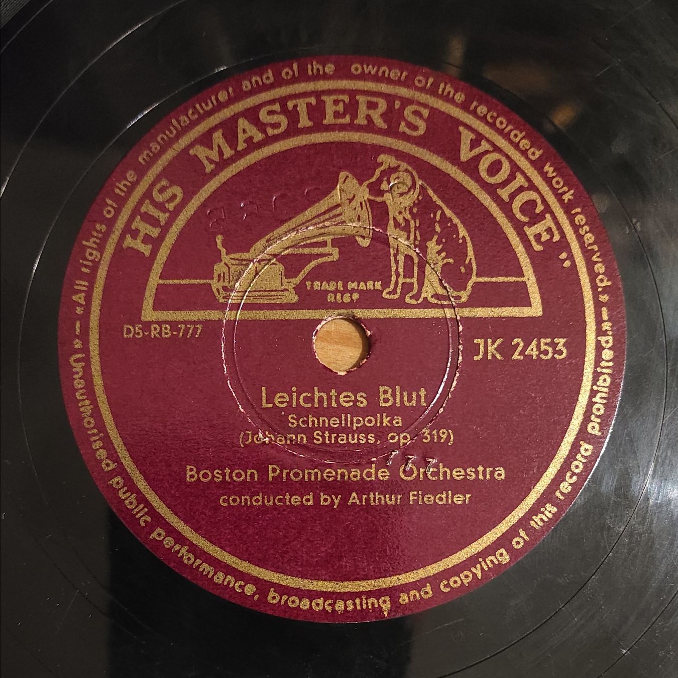 Dischi in vinile: Boston Promenade Orchestra - Leichtes Blut, Shellack – Usato da Winterthur venduto da sumpfis 1