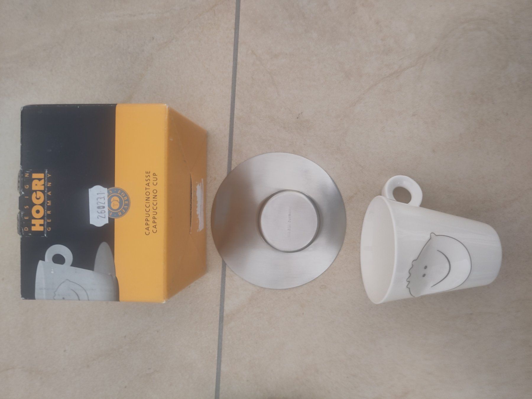 Tazze: HOGRI Cappuccinotasse, 2er Set, neu – Nuovo e nell'imballaggio originale da Münchenwiler venduto da Maxli2008 2