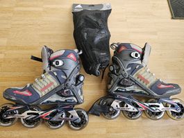 Rollerblade Inlineskates, Grösse 43, mit Schütz