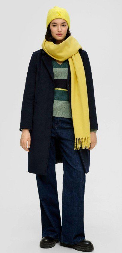 Foulard & Sciarpe: Echarpe Jaune - Yellow Scarf  - S. Oliver – Nuovo e nell'imballaggio originale da Villars-sur-Glâne venduto da Swim_bike_run
