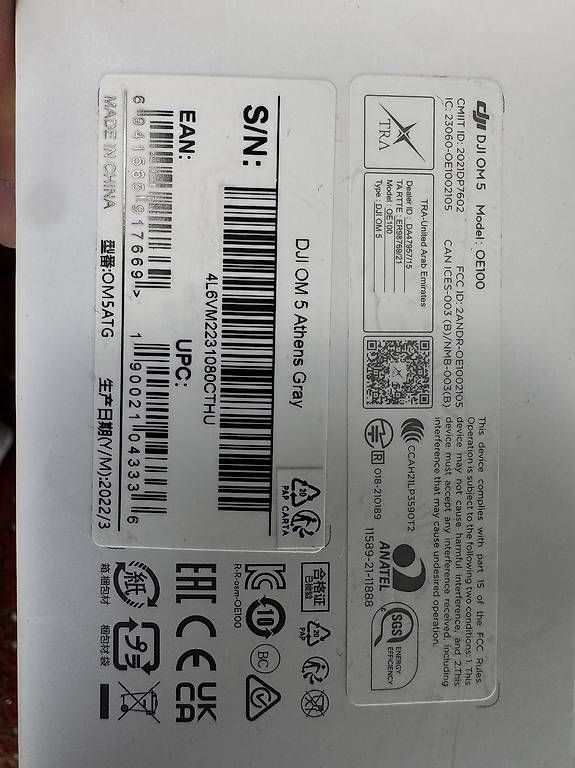 DJI Treppiedi & Teste: DJI OM 5 Gimbal / Stabilizer – Nuovo (secondo la descrizione) da Zürich venduto da RMS_30 2