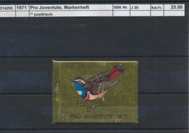 1971 Pro Juventute, Markenheftchen, ** postfrisch