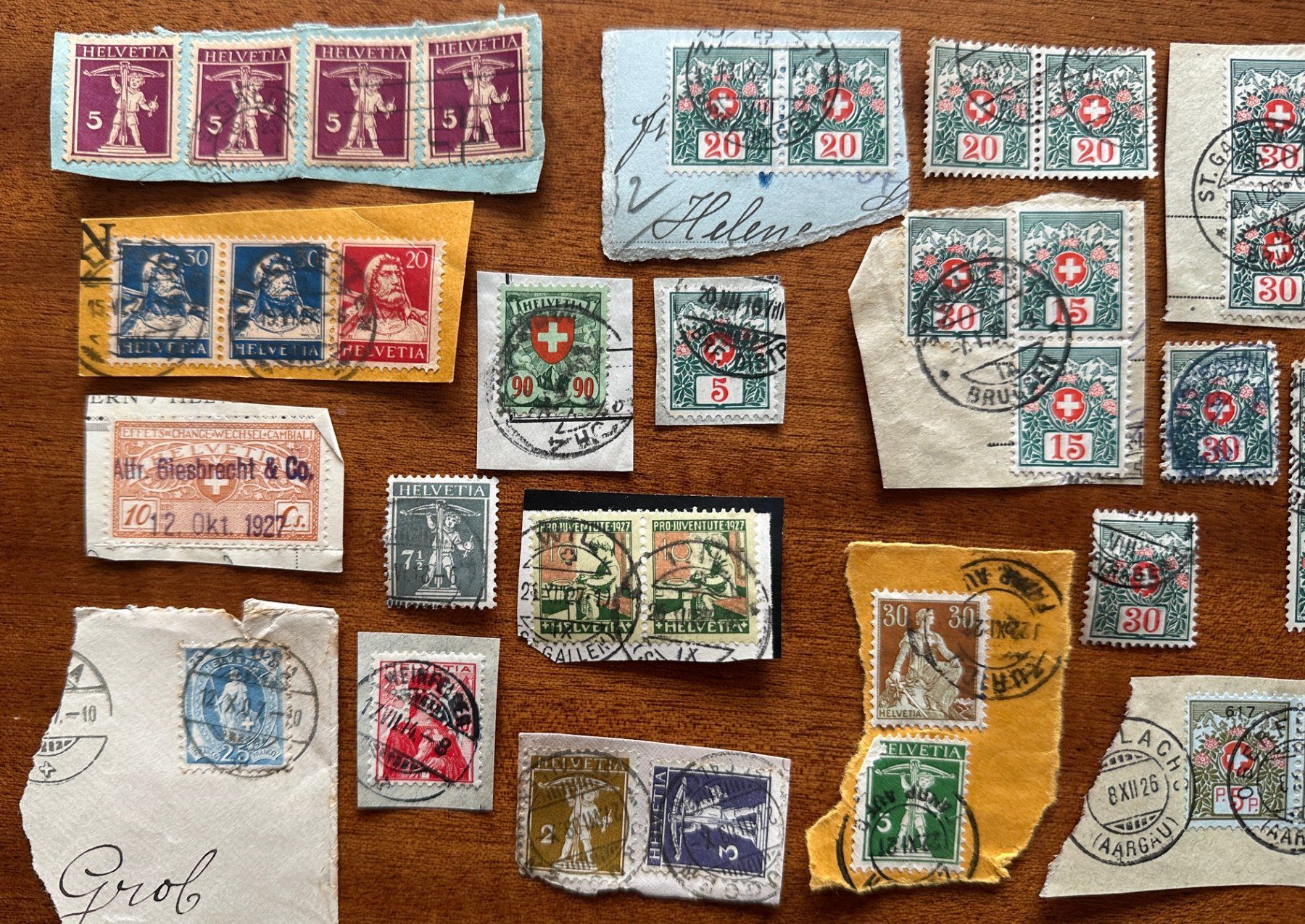 Tutti i francobolli: Schweiz ca. 1880 bis 1930, mit 4er-Block – Nuovo (secondo la descrizione) da Weesen venduto da Sombrero22 1