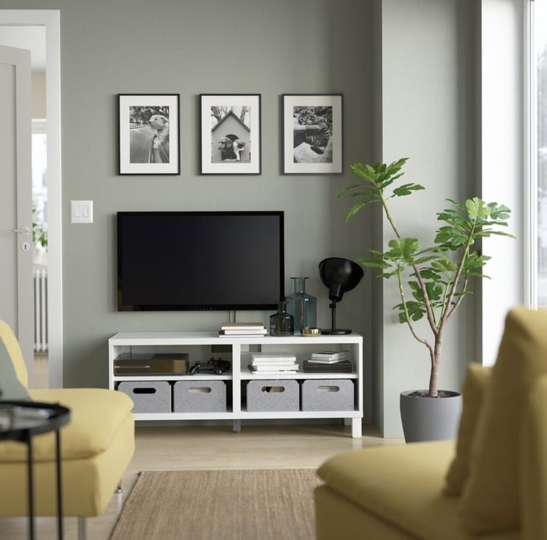 Ikea Mobili TV: Meuble TV blanc IKEA neuf – Nuovo (secondo la descrizione) da Delémont venduto da bou_26