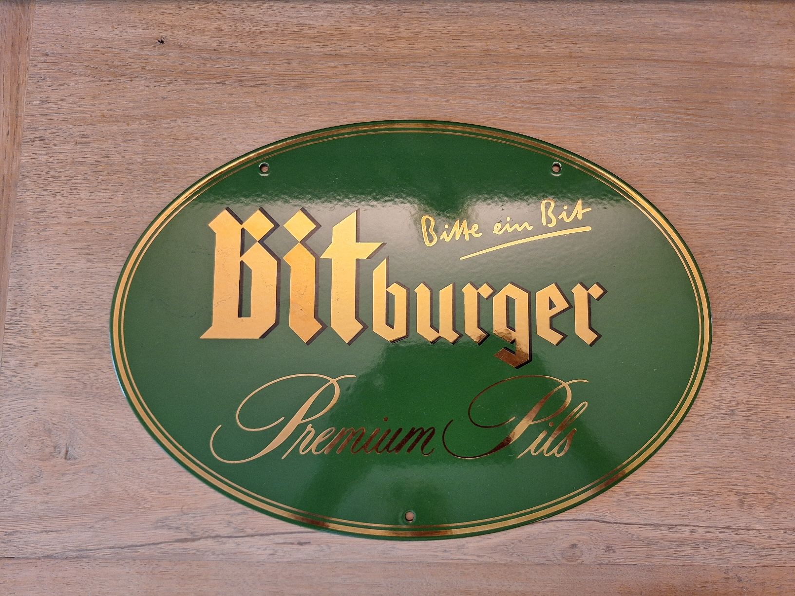 Insegne: Emailschild "Bitburger" Bier 40 x 28 cm – Nuovo (secondo la descrizione) da Bern venduto da and_ygp8 2