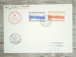 TR102 Enveloppe + Timbre Suisse 1959