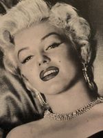 Marilyn Monroe Postkarte Sammlerstück Vintage 1950er Jahr...