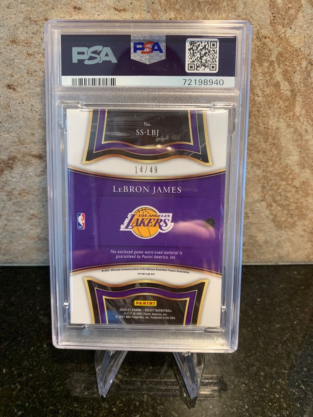 Nba Sammelbilder & Trading cards: NBA LeBron James PSA 10 GAME WORN /49 !! Rare – Gebraucht aus Moudon von AndreSR89 2