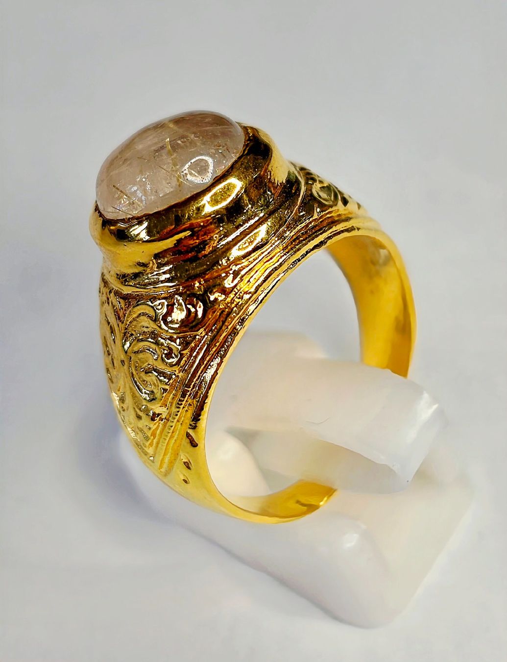 Anelli: Fingerring Rutil cabochon – Nuovo (secondo la descrizione) da Zürich venduto da Benedikt21 7