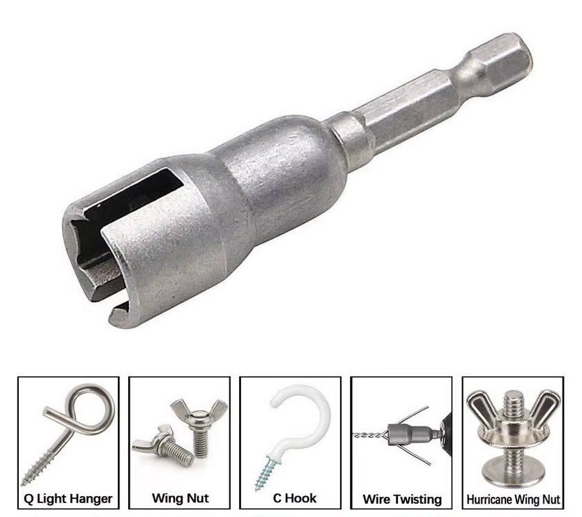 2 Stück T-Griff Flügelmutter Werkzeug - 4,5 Mm Handwerkzeug Für Schraubhaken