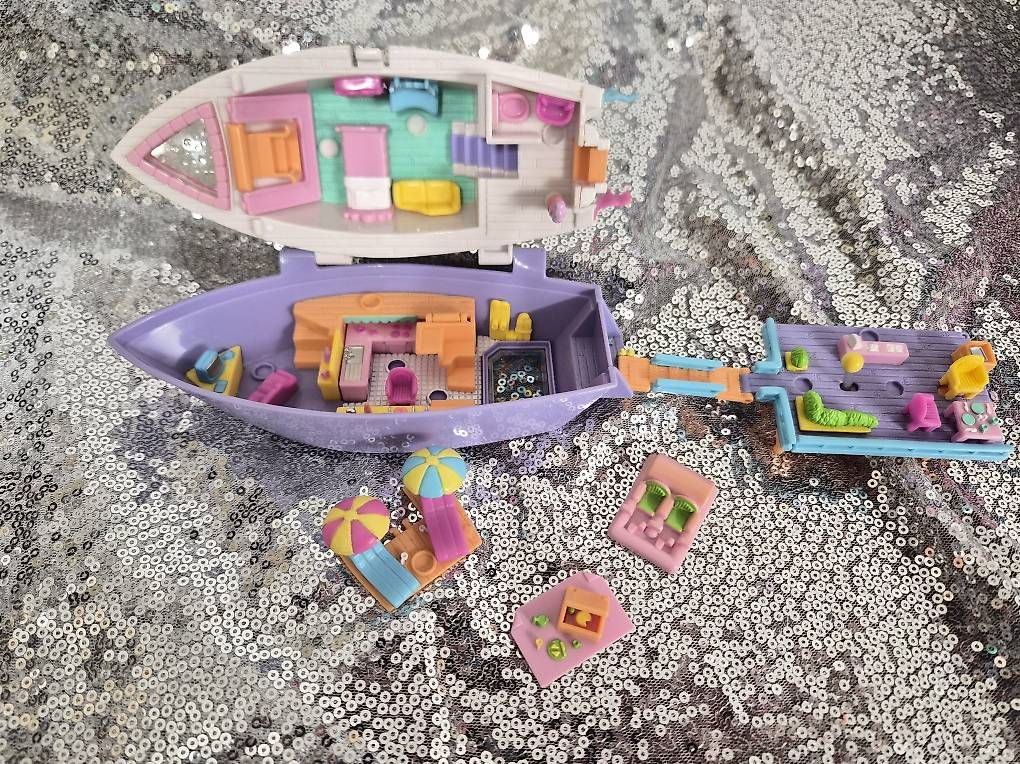 Polly Pocket Carillon: Polly Pocket Fun Cruise Boot 1997 – Usato da Uznach venduto da ssmiy 4