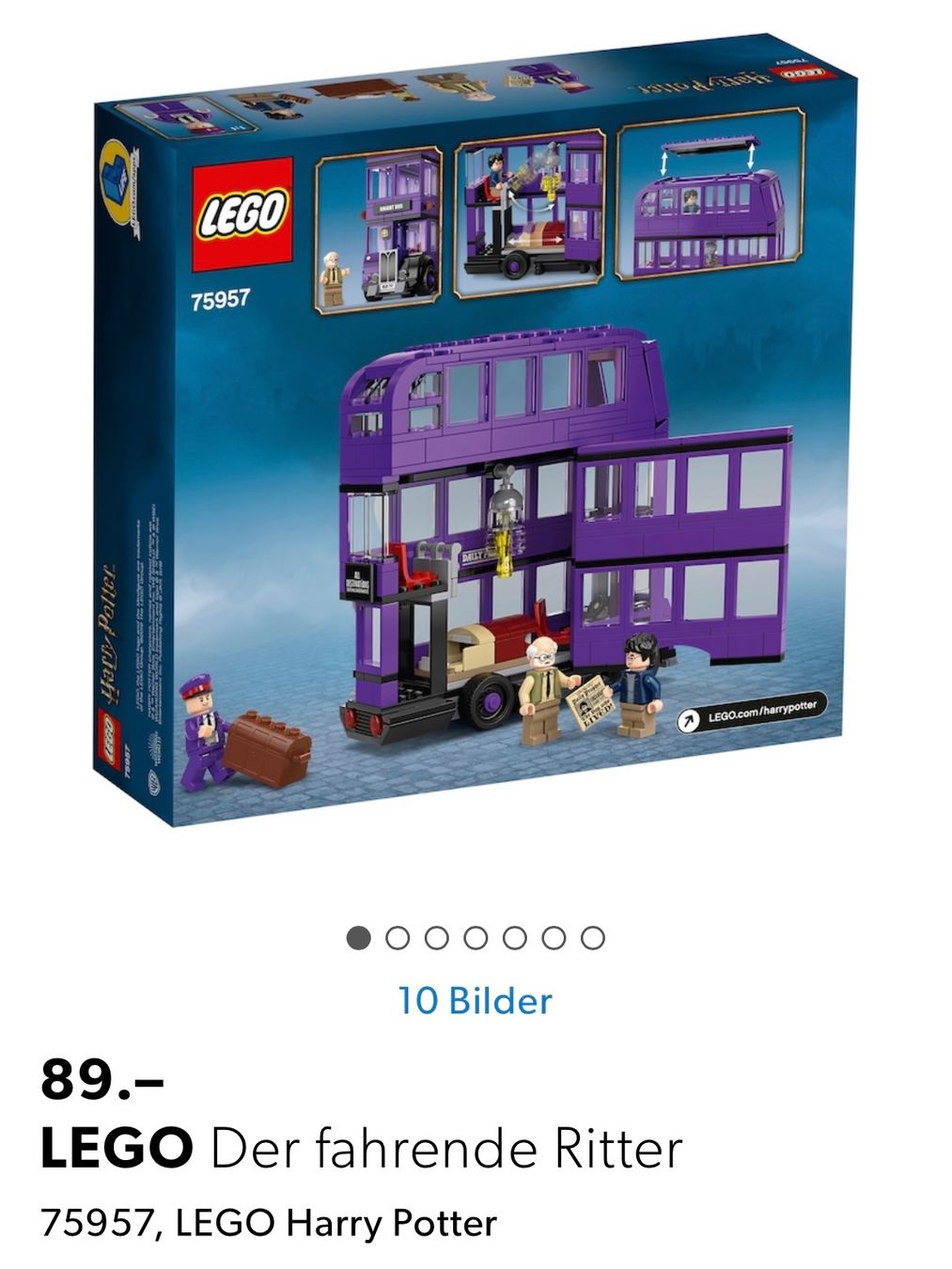 Lego Kit di costruzioni: Lego Harry Potter der fahrende Ritter – Usato da Alterswil FR venduto da Daria.a 1