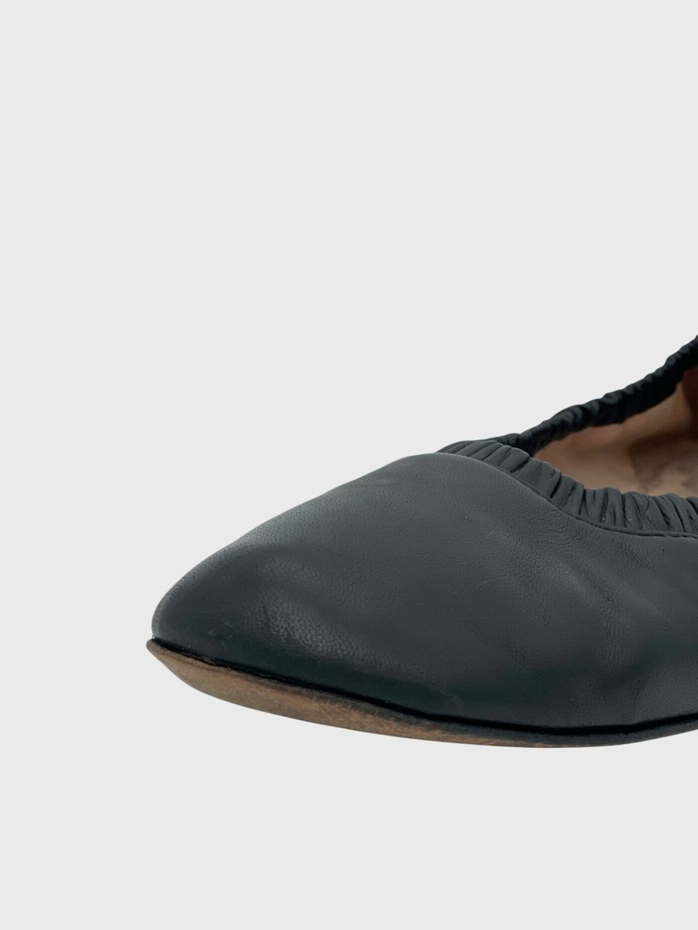 Stuart Weitzman Scarpe da donna: Stuart Weitzman Leather Ballerina EU 39 Schwarz – Usato da Zürich venduto da shoe_shop 4