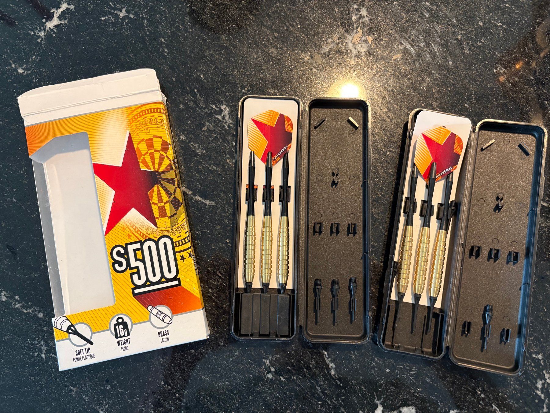 Freccette: 2 Sets Darts Pfeile (6 Stück, Soft) – Nuovo e nell'imballaggio originale da Aathal-Seegräben venduto da Pvogt