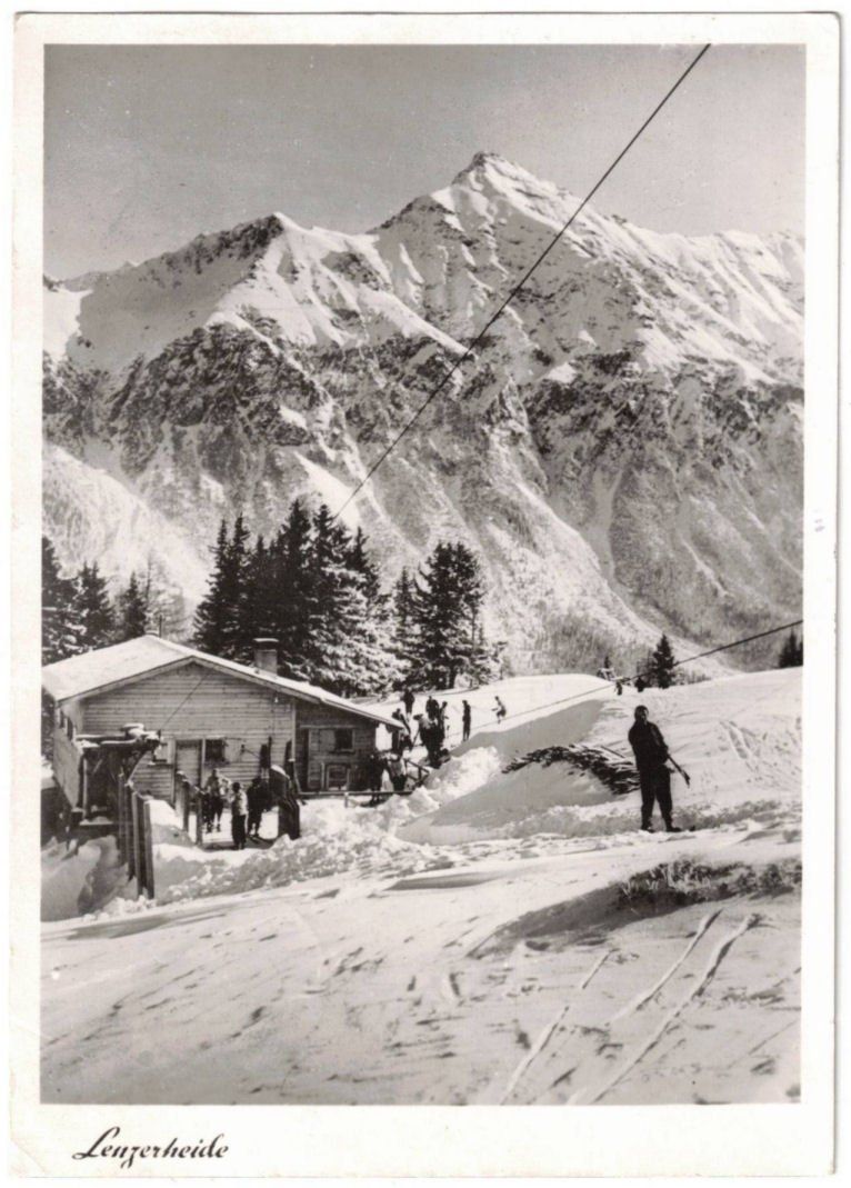 Cartoline postali: Lenzerheide - Skilift – Usato da Binningen venduto da Mountainrider
