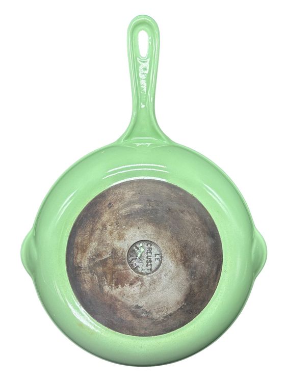 Lot De 6 Plats à Escargots Le Creuset En Fonte émaillée Blanc Vintage N1