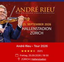 André Rieu Tour 2026 Zürich 25.09.2026