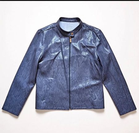 Coole Jacke ✨ im Schlangenleder Look, Grösse M