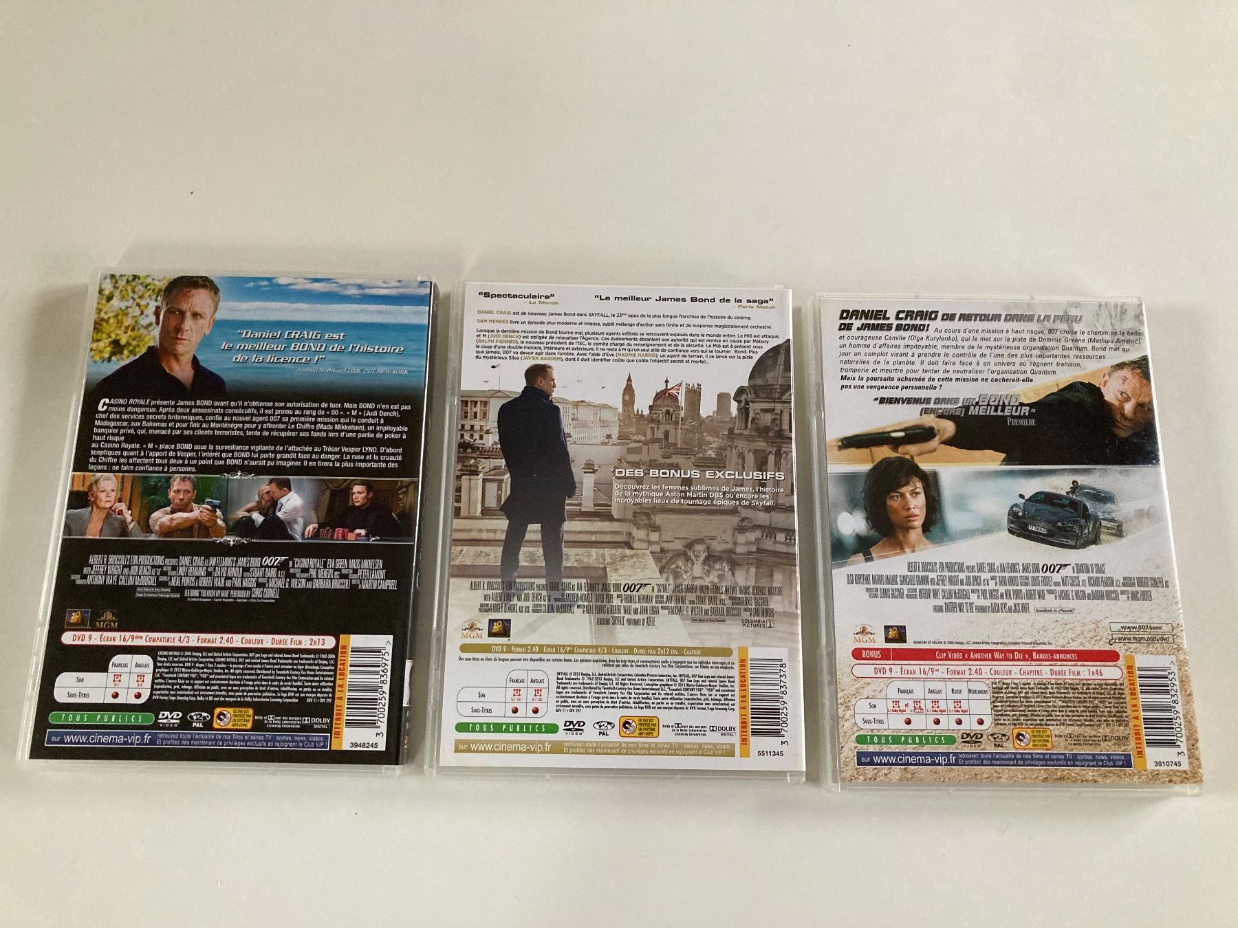 Tutti i DVDs: James Bond : La Trilogie Daniel Craig, DVD – Usato da Bassecourt venduto da CALUMET-X 3