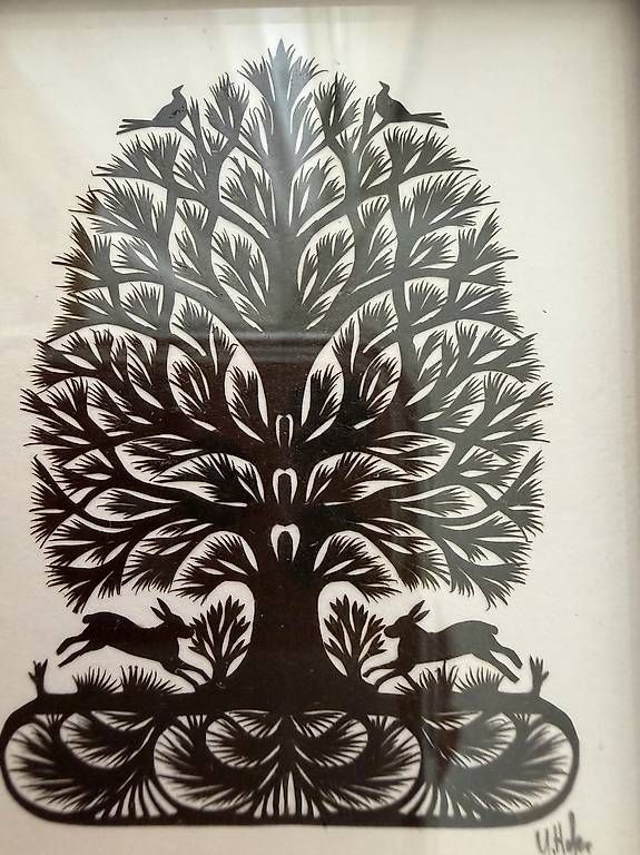 Arts picturaux & lithographies: Scherenschnitt Uli Hofer – D'occasion à Basel par ste_y877 2