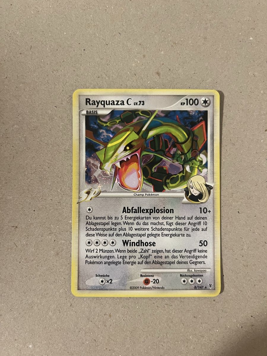 Pokémon Carte collezionabili: Rayquaza C LV.73 – Nuovo (secondo la descrizione) da Adliswil venduto da itsasecret