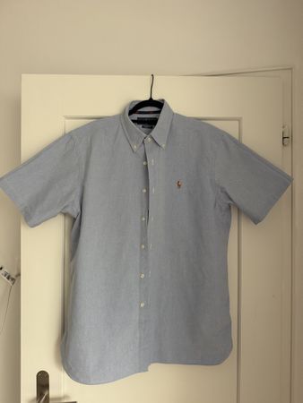 Ralph Lauren Hemd kurzarm hellblau Gr.L Classic Fit