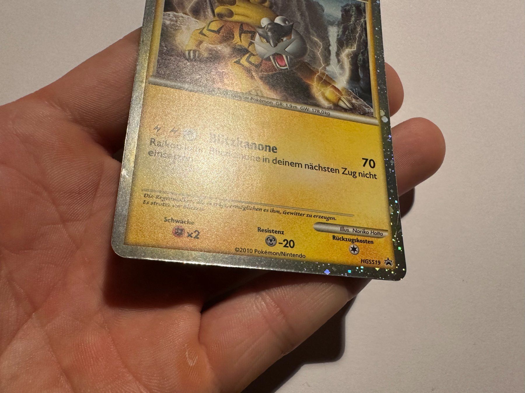 Pokémon Carte collezionabili: Raikou holo HGSS Promo DE – Usato da Hagendorn venduto da Pokecollectorch 1