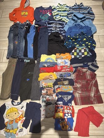 Jungen Winter Kleiderset, Grösse 110, 43 teilig