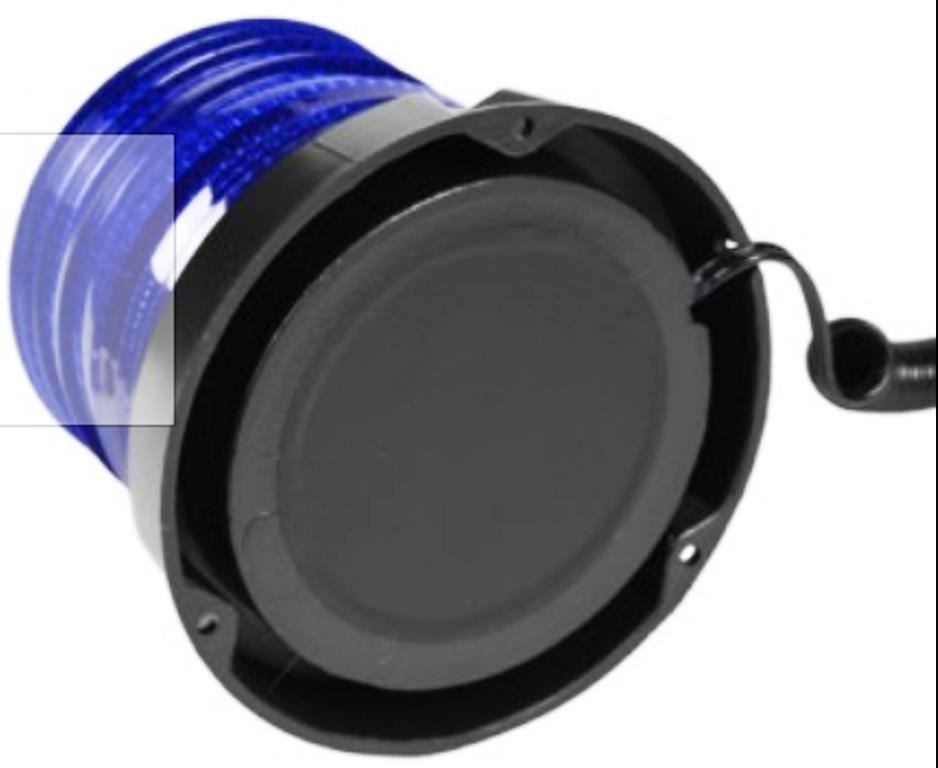 Lampen: LED RUNDUMKENNLEUCHTE MIT MAGNETFUSS BLAU 12Volt – Neu und originalverpackt aus St. Gallen von schnaeppchen-preise 1